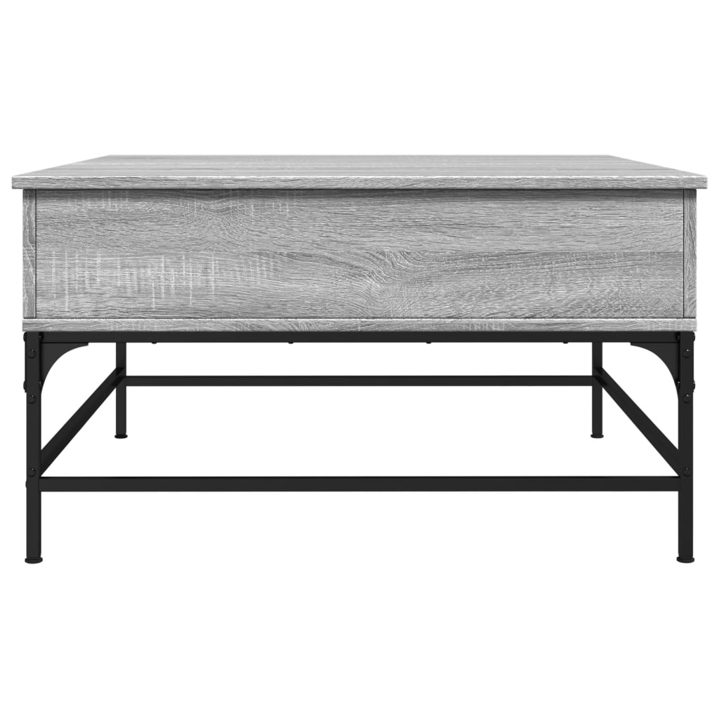 Salontafel Bewerkt Hout En Metaal