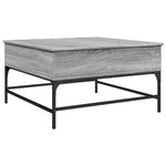 Salontafel Bewerkt Hout En Metaal