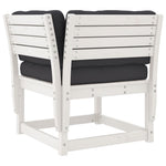 7-Delige Loungeset Met Kussens Massief Grenenhout Wit