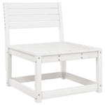 5-Delige Loungeset Massief Grenenhout Wit