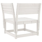 5-Delige Loungeset Massief Grenenhout Wit