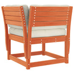 5-Delige Loungeset Met Kussens Massief Grenenhout