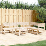 6-Delige Loungeset Massief Grenenhout