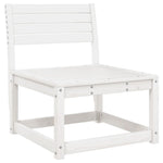 6-Delige Loungeset Massief Grenenhout Wit