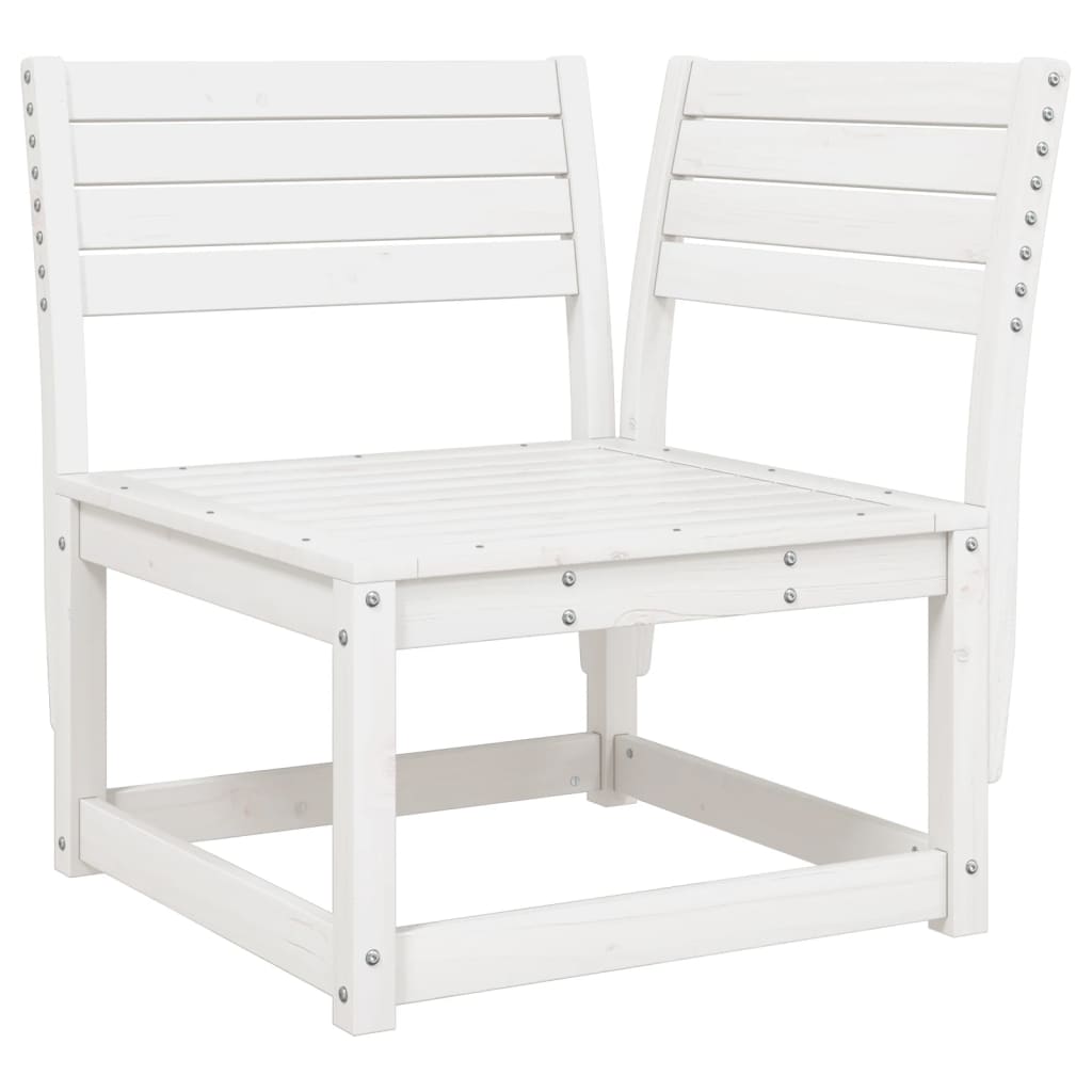 6-Delige Loungeset Massief Grenenhout Wit