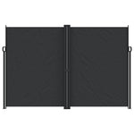 Windscherm Uittrekbaar Zwart