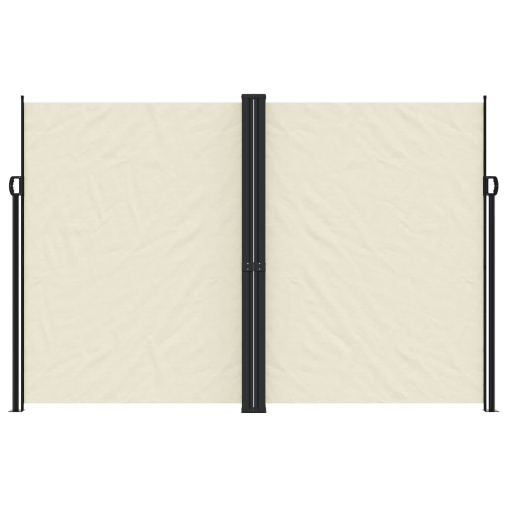 Windscherm Uittrekbaar Kleurig Crème