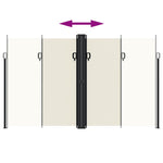 Windscherm Uittrekbaar Kleurig Crème