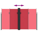 Windscherm Uittrekbaar Rood