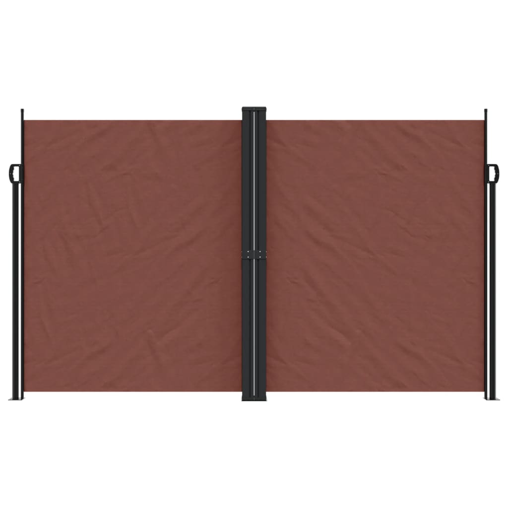 Tuinscherm Uittrekbaar Bruin