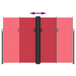 Windscherm Uittrekbaar Rood