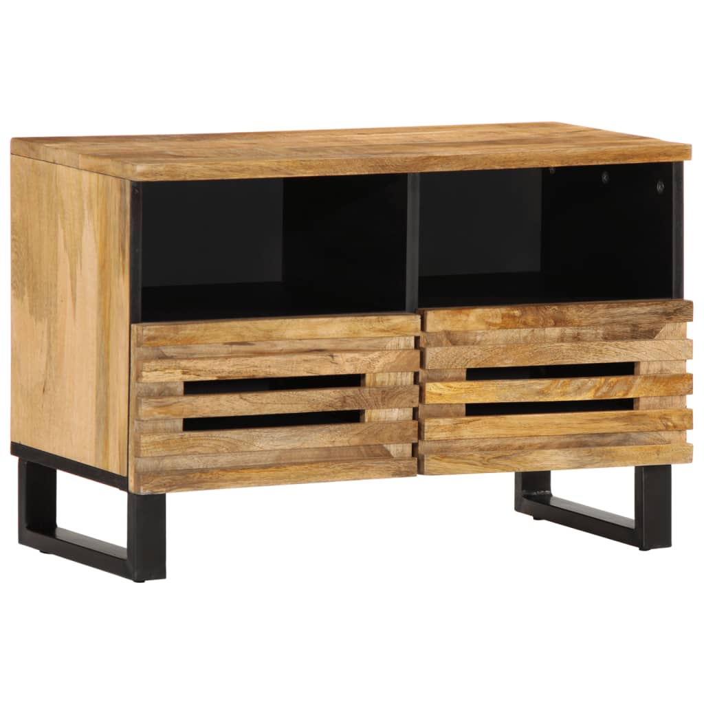 Tv-Meubel 70X34X46 Cm Massief Mangohout Bruin