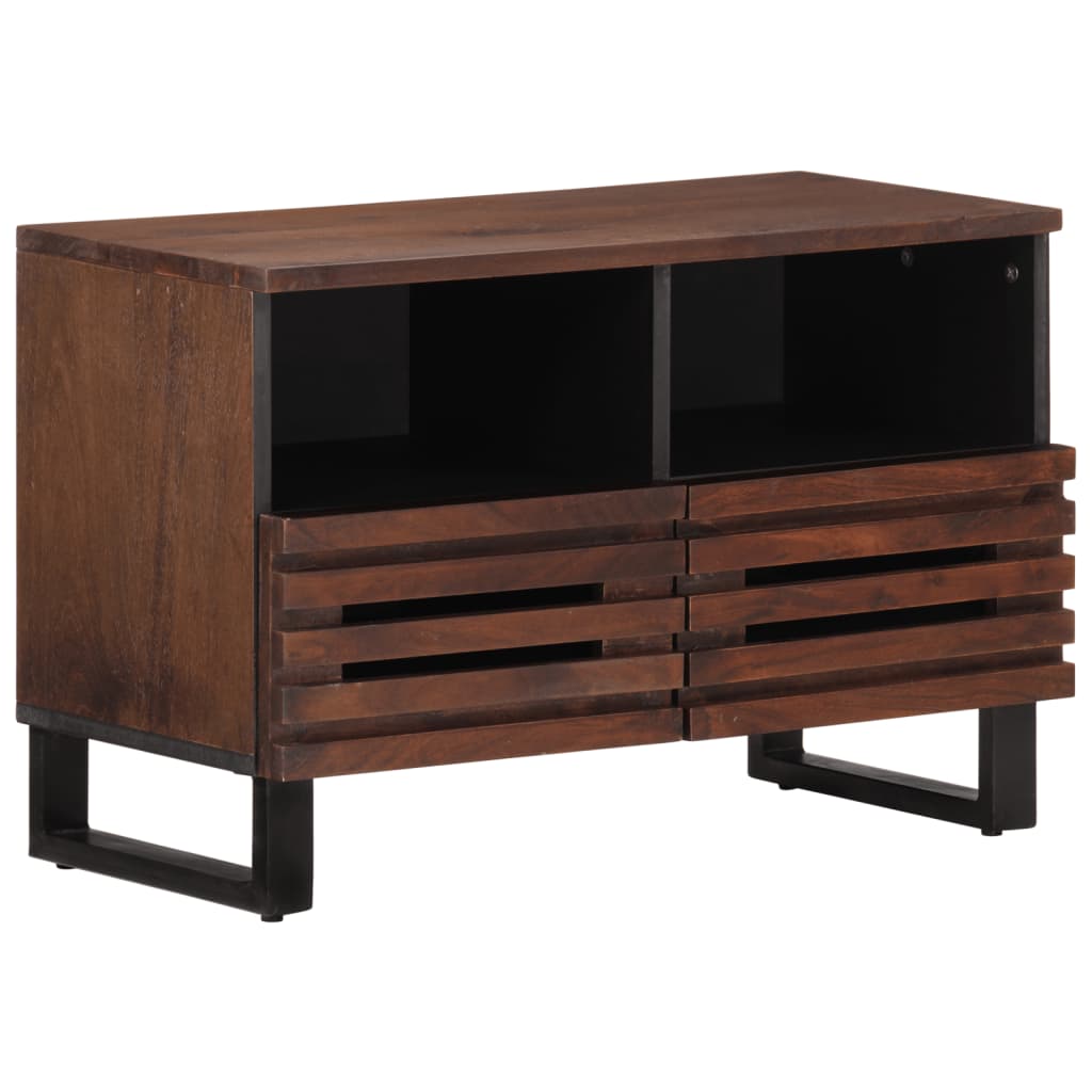 Tv-Meubel 70X34X46 Cm Massief Mangohout Bruin