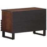 Tv-Meubel 70X34X46 Cm Massief Mangohout Bruin