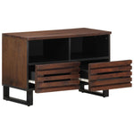 Tv-Meubel 70X34X46 Cm Massief Mangohout Bruin