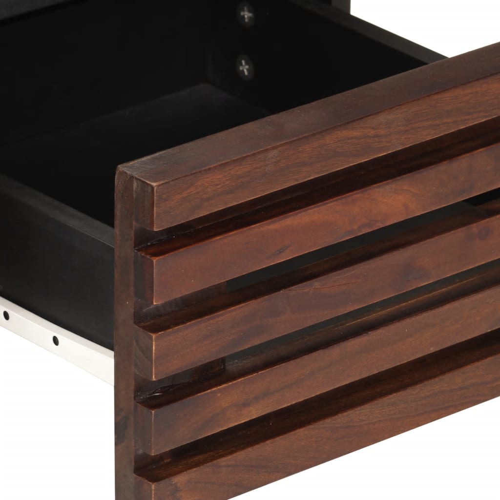 Tv-Meubel 70X34X46 Cm Massief Mangohout Bruin