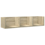 Wandkasten 75X18X16,5 Cm Bewerkt Hout Kleurig Sonoma Eiken
