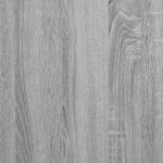Wandkasten 75X18X16,5 Cm Bewerkt Hout Eiken Grijs Sonoma