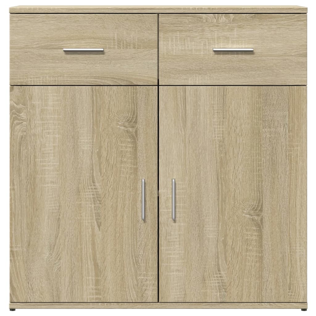 Dressoir 79X38X80 Cm Bewerkt Hout Kleurig