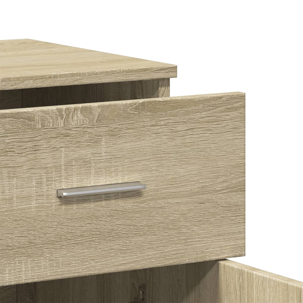 Dressoir 79X38X80 Cm Bewerkt Hout Kleurig