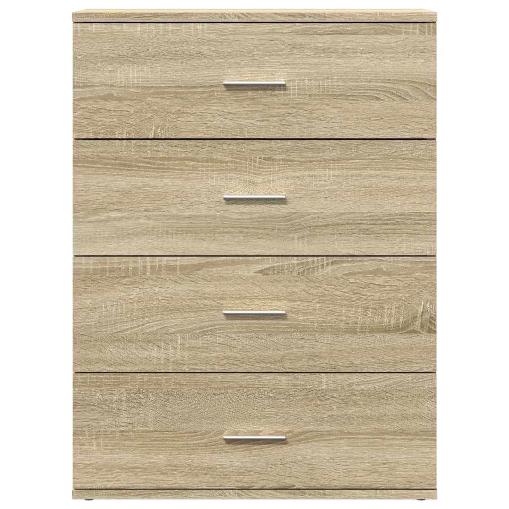 Dressoir 60X39X80 Cm Bewerkt Hout Kleurig