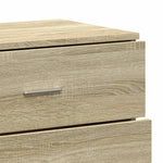 Dressoir 60X39X80 Cm Bewerkt Hout Kleurig