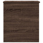 Opbergbox 40X42X46 Cm Bewerkt Hout Bruin Eikenkleurig