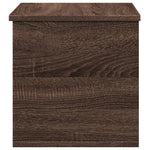 Opbergbox 60X35X35 Cm Bewerkt Hout Bruin Eikenkleurig