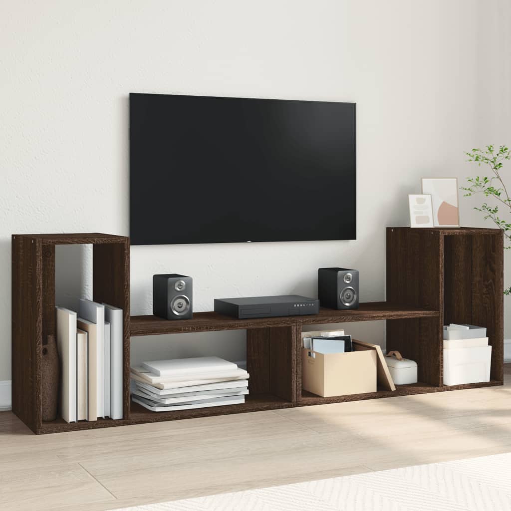 Tv-Meubelen 2 St 100X30X50 Cm Bewerkt Hout