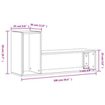 Tv-Meubelen 2 St 100X30X50 Cm Bewerkt Hout