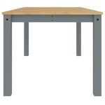 Eettafel Panama 180X90X75 Cm Massief Grenenhout Grijs Bruin