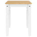 Eettafel Corona 112X60X75 Cm Massief Grenenhout Wit