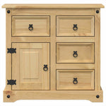 Dressoir Corona 87X40X76 Cm Massief Grenenhout