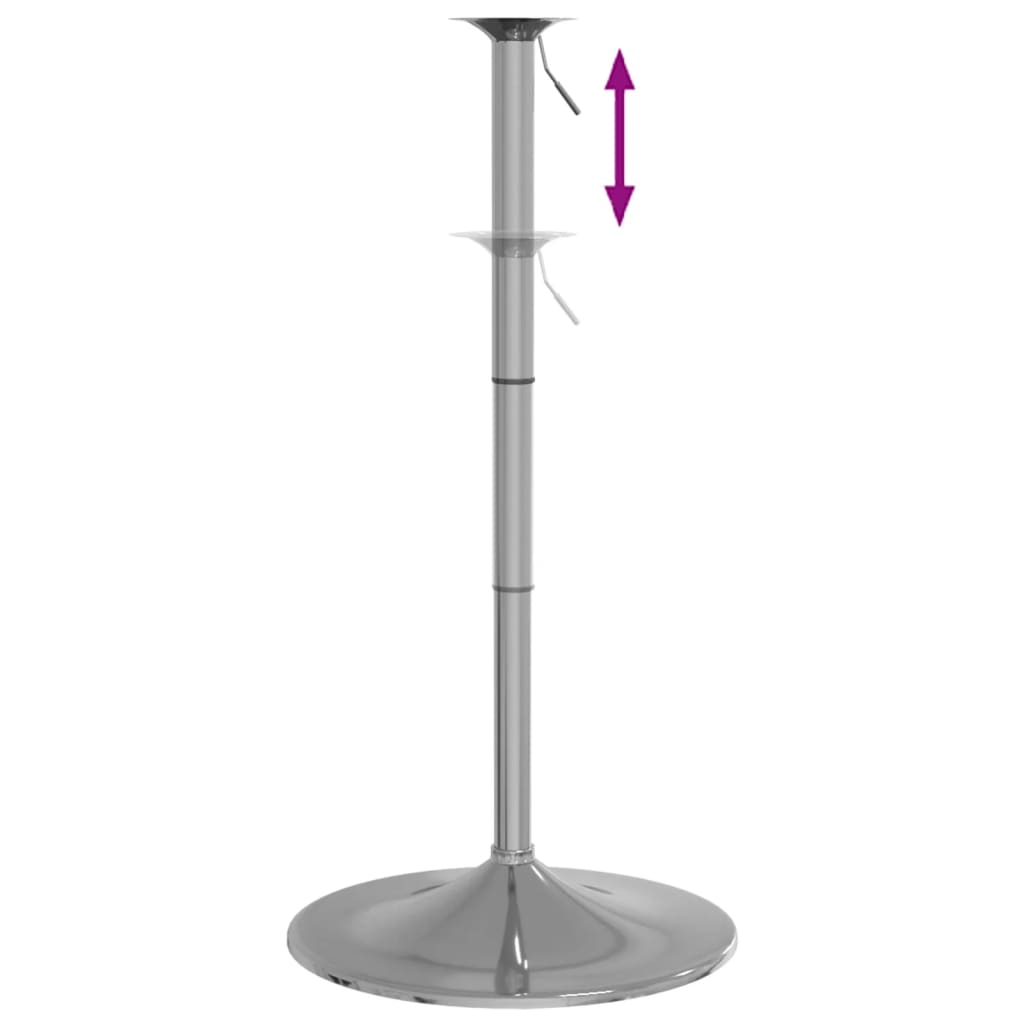 Bartafelonderstel 45X90 Cm Verchroomd Staal