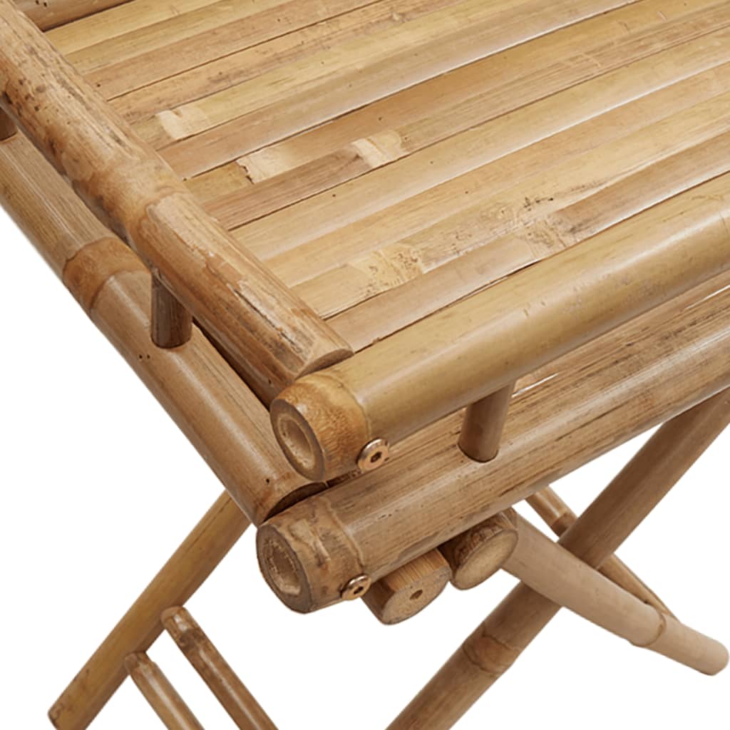 Dienbladtafel Inklapbaar 60X40X68 Cm Bamboe