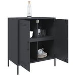 Dressoir 68X39X79 Cm Staal Kleurig