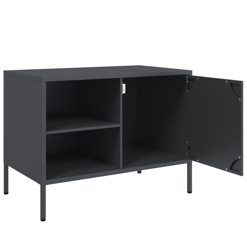 Tv-Meubelen 68X39X50,5 Cm Staal Kleurig