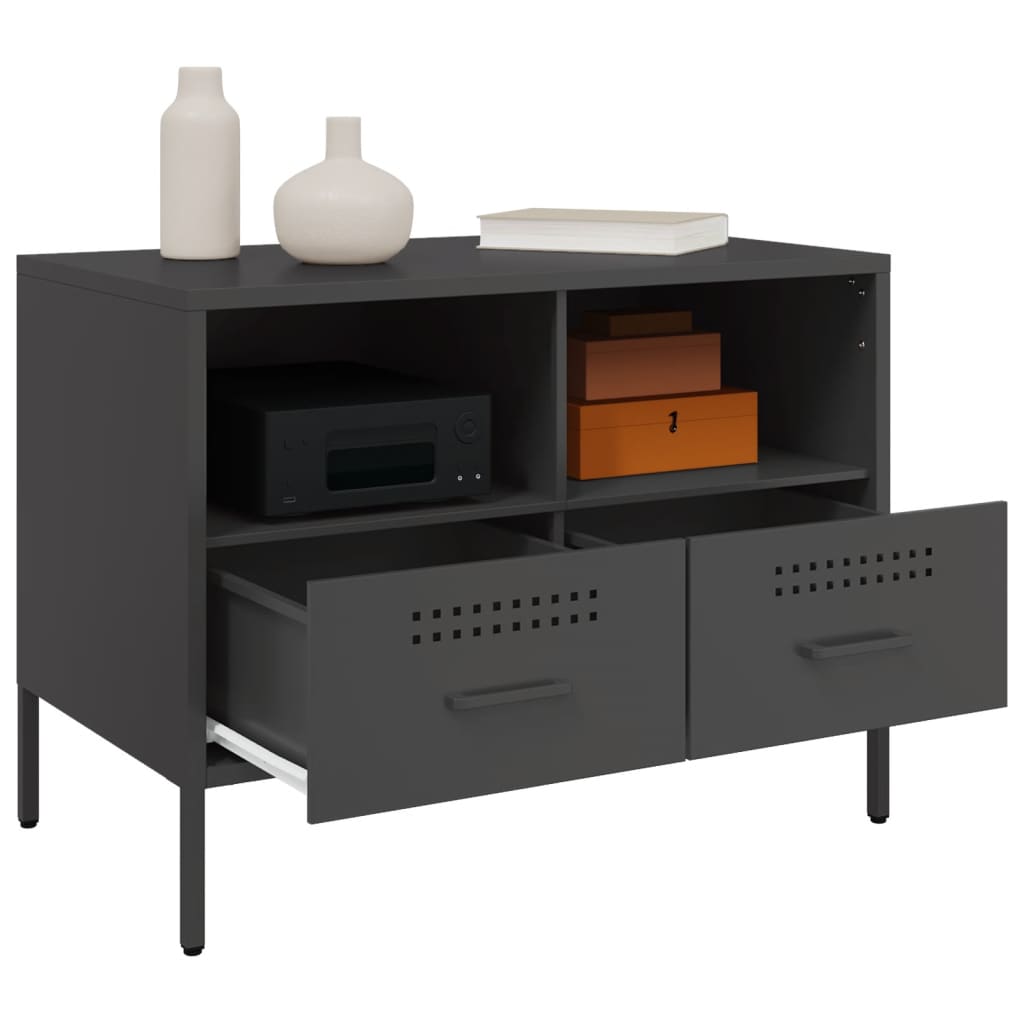 Tv-Meubelen 68X39X50,5 Cm Staal