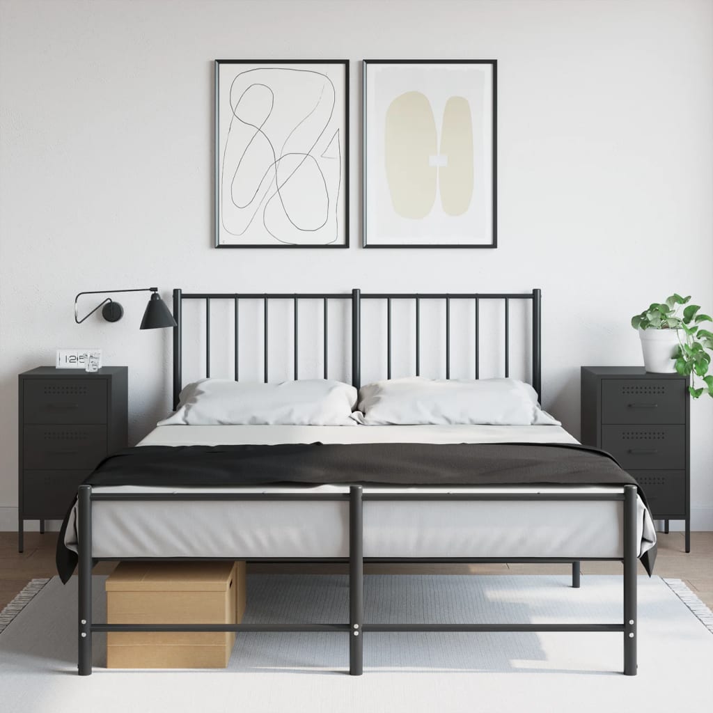 Nachtkastjes 36X39X68 Cm Staal Kleurig