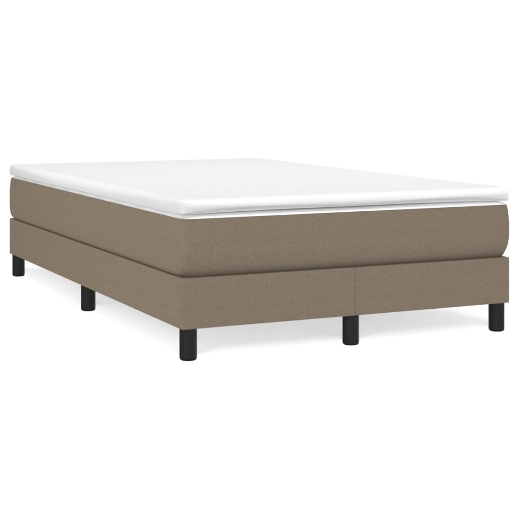 Boxspring Met Matras Stof Taupe