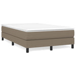 Boxspring Met Matras Stof Taupe