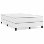 Boxspring Met Matras Kunstleer Wit
