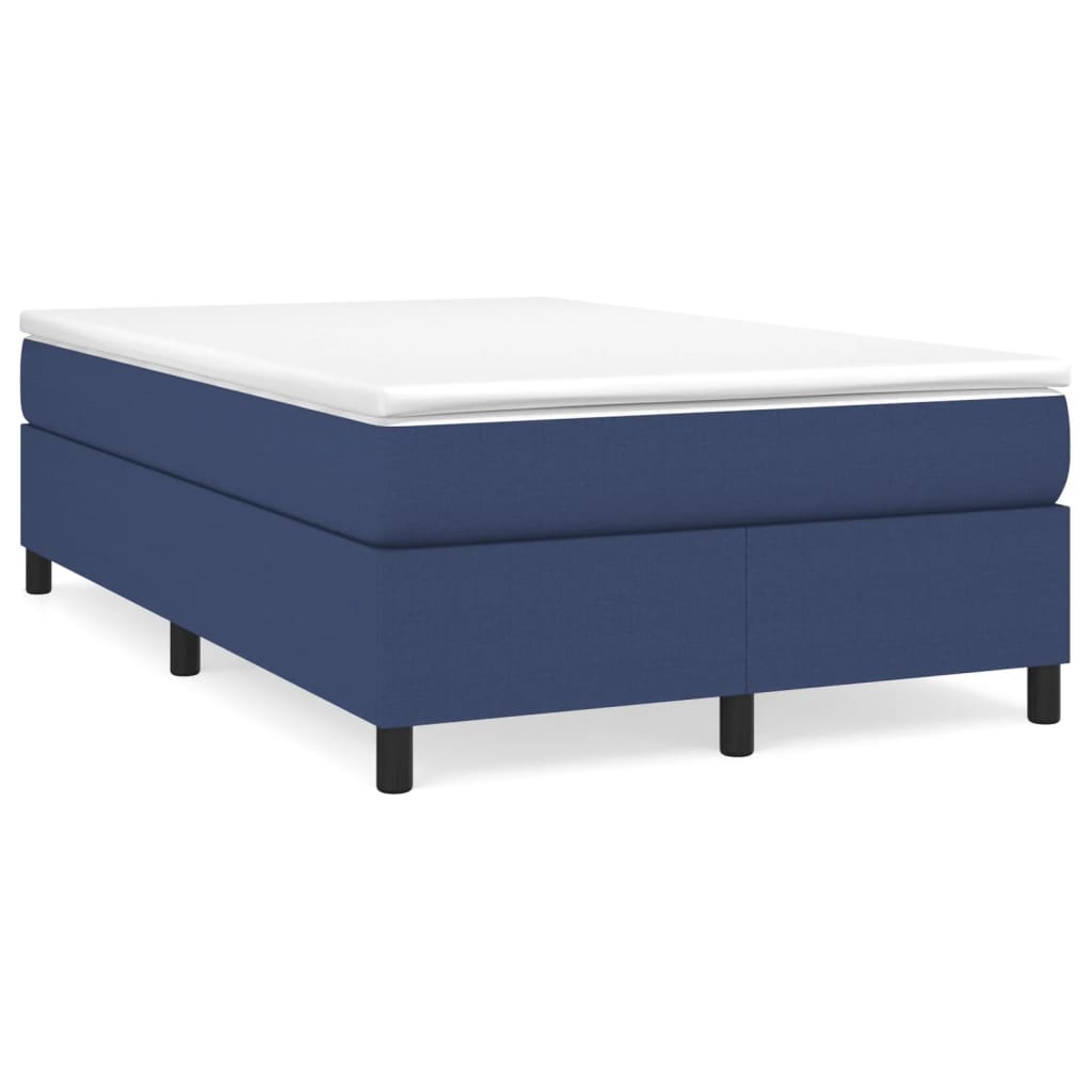Boxspring Met Matras Stof Blauw