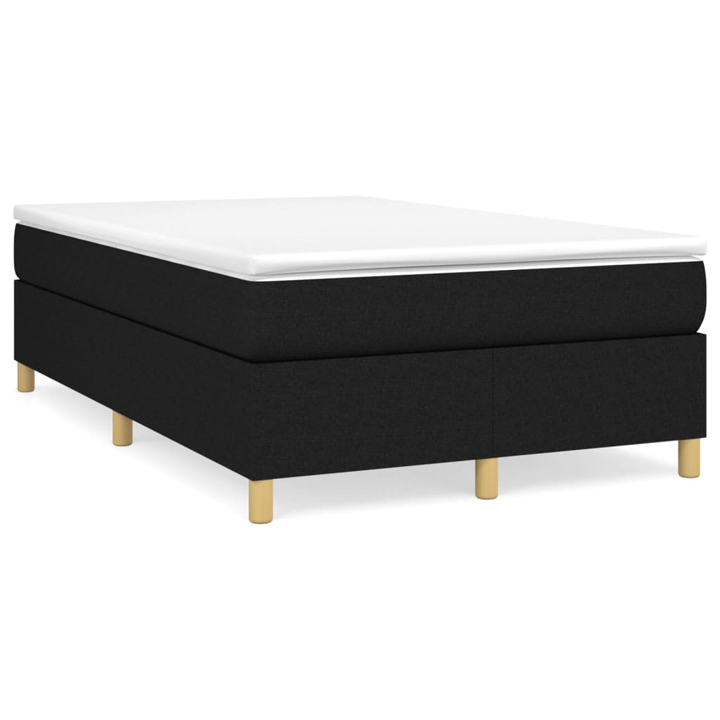 Boxspring Met Matras Stof Zwart