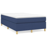 Boxspring Met Matras Stof Blauw