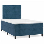 Boxspring Met Matras En Led Fluweel