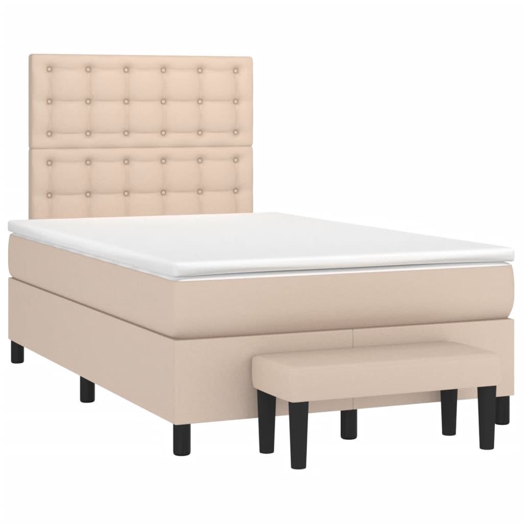 Boxspring Met Matras Kunstleer Kleurig