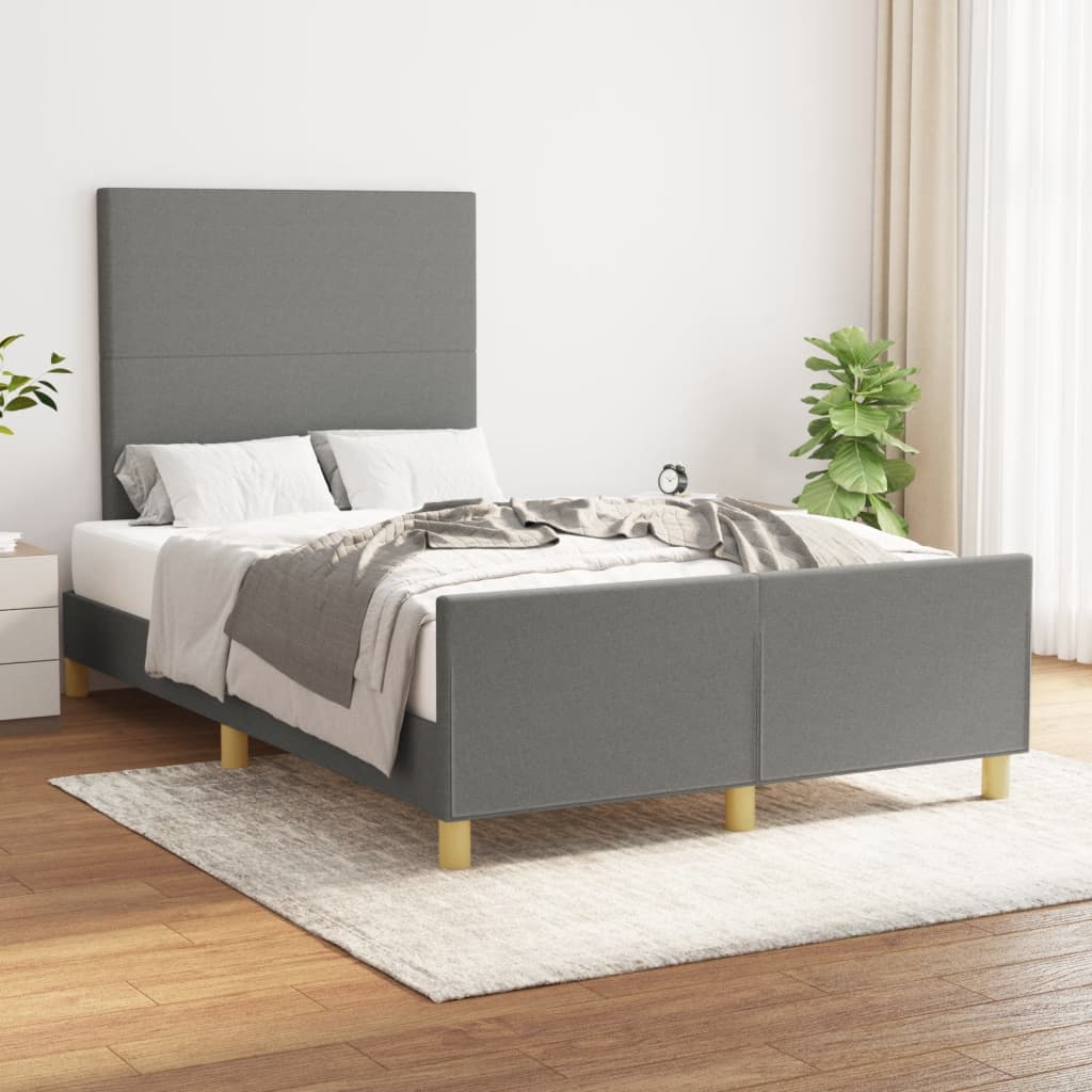 Bedframe Zonder Matras Stof Kleurig