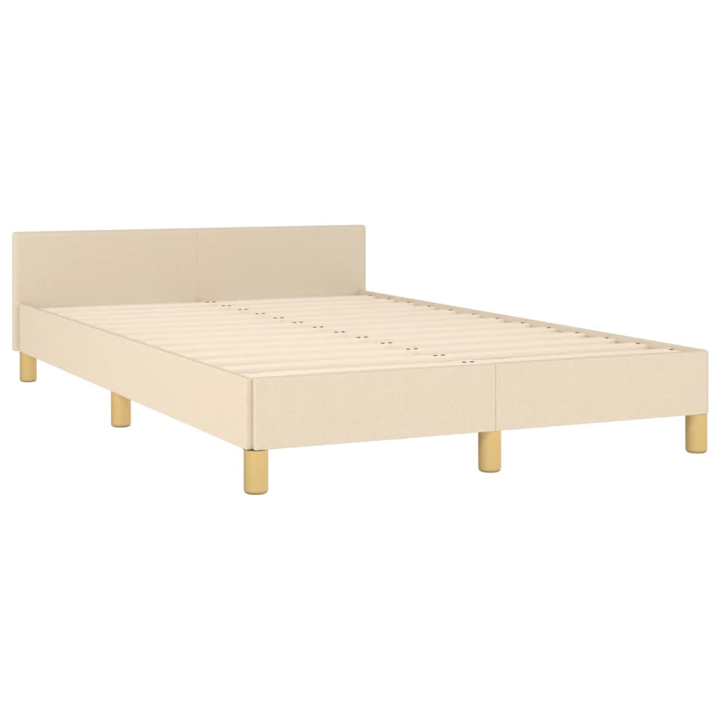 Bedframe Zonder Matras Stof Kleurig