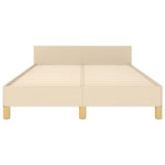 Bedframe Zonder Matras Stof Kleurig